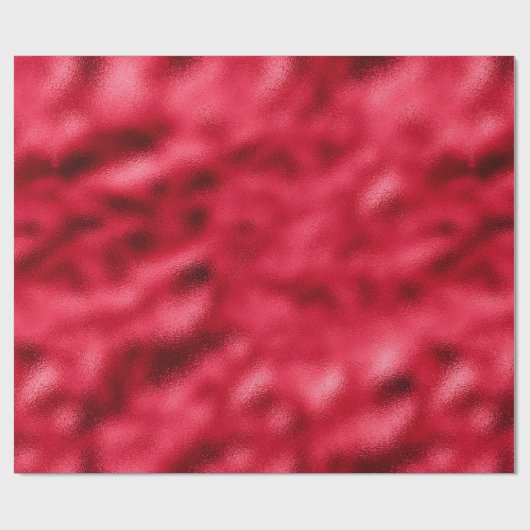 Rode elegante moderne satin er  uitzien cadeaupapier (Vlak)