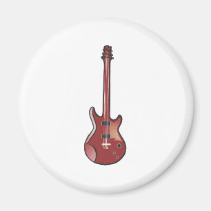 Rode elektrische gitaar magneet