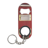 Rode elektrische gitaar mini flessenopener (Voorkant)