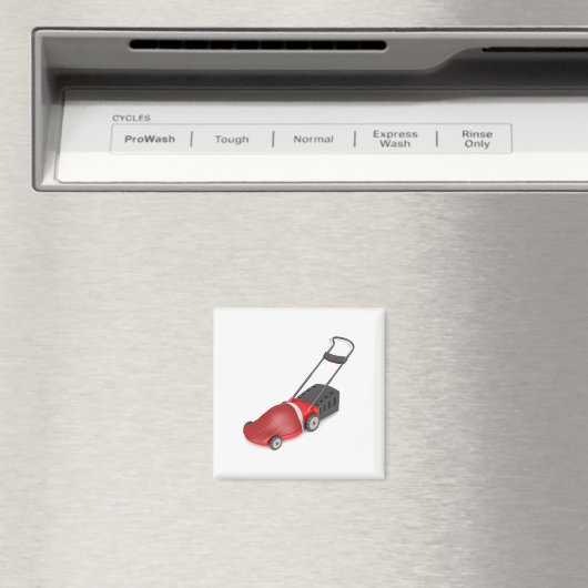 Rode elektrische grasmaaier magneet (Insitu (Vaatwasser))