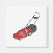 Rode elektrische grasmaaier magneet (Voorkant)