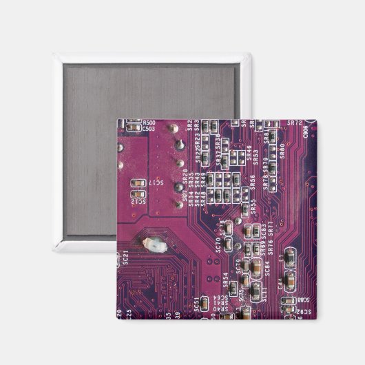 Rode elektronische schakelkaart magneet (Voorkant / Achterkant)