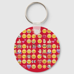 rode emoji sleutelhanger