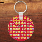 rode emoji sleutelhanger (Voorkant)