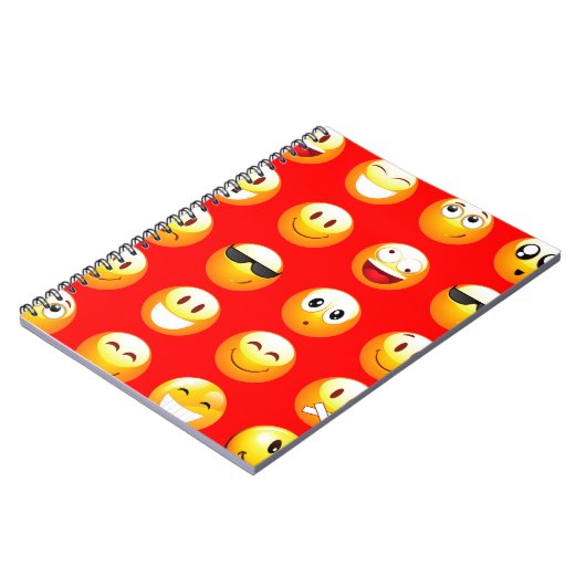 rode emojs notitieboek (Linkerzijde)