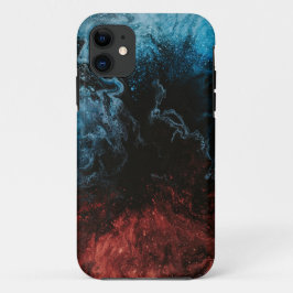 Rode en abstracte schilderdozen Case-Mate iPhone case