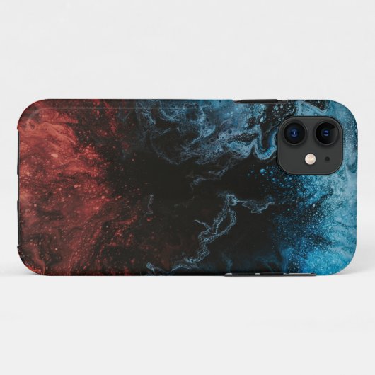 Rode en abstracte schilderdozen Case-Mate iPhone case (Achterkant (horizontaal))