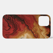 RODE EN ABSTRACTE WALLPAPIER Case-Mate iPhone CASE (Achterkant (horizontaal))