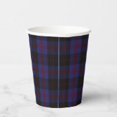 Rode en Blauwe Angus Clan Tartan Bekers (Rechts)