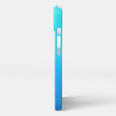 Rode en blauwe bèta-siamese gevechtsvis iPhone hoesje (Linkerkant)