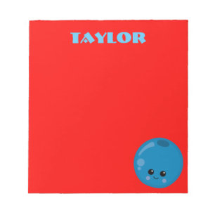 Rode en blauwe bosbes notitieblok