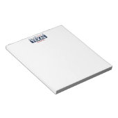 Rode en blauwe diepte in het hart van Texas Notitieblok (Schuin)