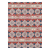 Rode en Blauwe Geometrische Tafelkleed (Voorkant)