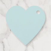 Rode en Blauwe Hart Bedankt Label (Achterkant)