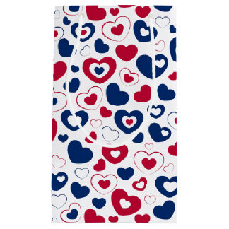 Rode en Blauwe Hartjes Cadeautas
