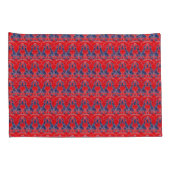 Rode en blauwe Kussensloop (Achterkant-Rechts)