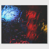 Rode en blauwe LED-lamp Cadeaupapier (Vlak)