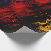 Rode en blauwe LED-lamp Cadeaupapier (Hoek)