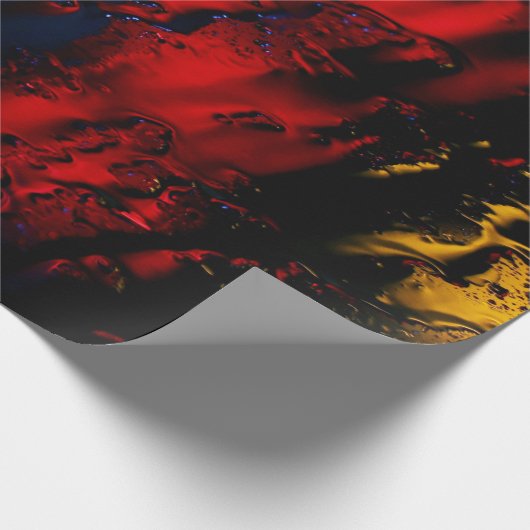 Rode en blauwe LED-lamp Cadeaupapier (Hoek)