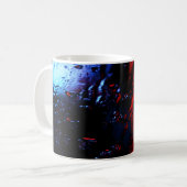 Rode en blauwe LED-lamp Koffiemok (Voorkant links)