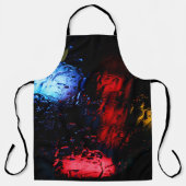 Rode en blauwe LED-lamp Schort (Voorkant)