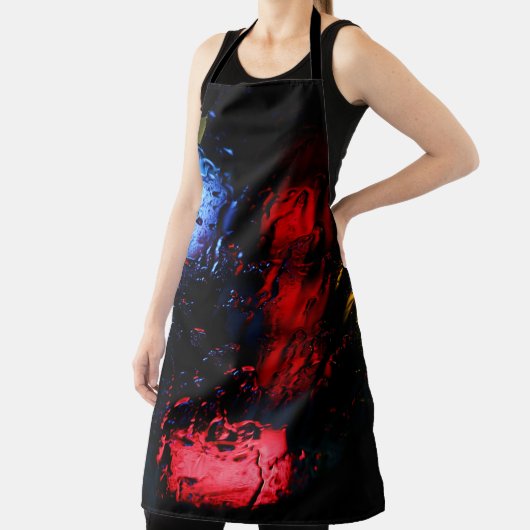 Rode en blauwe LED-lamp Schort (Insitu)