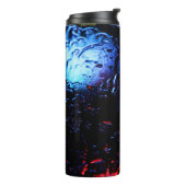 Rode en blauwe LED-lamp Thermosbeker (Gedraaid links)