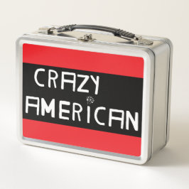 Rode en blauwe lunchbox