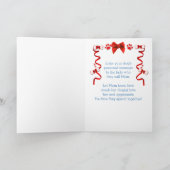 Rode en blauwe Moederdag van de hond Kaart (Binnen)