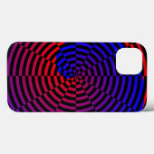 Rode en blauwe spiraal door Kenneth Yoncich Case-Mate iPhone Case (Achterkant (horizontaal))