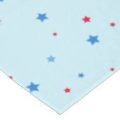 Rode en blauwe Star-tablet Tafelkleed (Gekanteld)