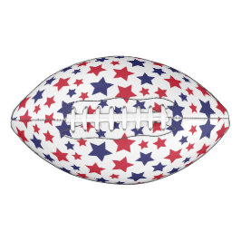 Rode en Blauwe Sterren, 4 juli, Witte Achtergrond American Football