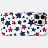 Rode en Blauwe Sterren - Amerikaans vlaggenpatroon Case-Mate iPhone Case (Achterkant (horizontaal))