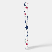 Rode en blauwe sterren - Amerikaanse vlagpatroon Case-Mate iPhone Case (Achterkant / Links)