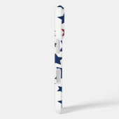 Rode en blauwe sterren - Amerikaanse vlagpatroon Case-Mate iPhone Case (Achterkant / Rechts)