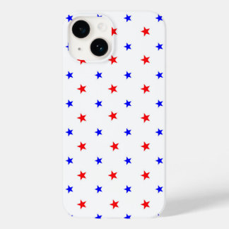 Rode en blauwe sterren - het Patroon van de hemel Case-Mate iPhone 14 Hoesje