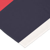 Rode en blauwe strepen lange tafelloper (Hoek)