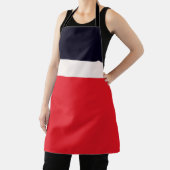 Rode en blauwe strepen schort (Insitu)