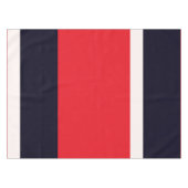 Rode en blauwe strepen tafelkleed (Voorkant (Horizontaal))