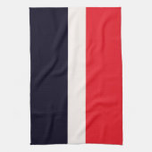 Rode en blauwe strepen theedoek (Verticaal)