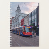 Rode en blauwe tram planner (Voorkant)