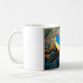 rode en blauwe zeemeermin koffiemok (Links)