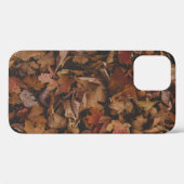 RODE EN BROEIENDE LEAVES OP GROND Case-Mate iPhone CASE (Achterkant (horizontaal))