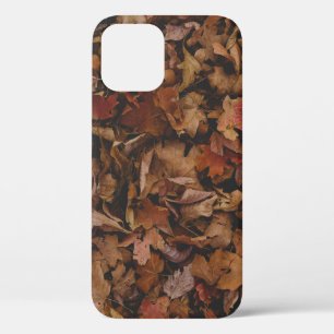 RODE EN BROEIENDE LEAVES OP GROND Case-Mate iPhone CASE