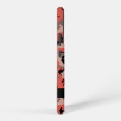 Rode en bruine camouflage Jouw naam personaliseren Samsung Galaxy Hoesje (Rechterkant)