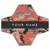 Rode en bruine camouflage Jouw naam personaliseren Voetbal (Enkel)