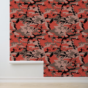Rode en bruine camouflage, leger, leger behang