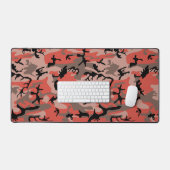 Rode en bruine camouflage, leger, leger bureaumat (Keyboard & Muis)