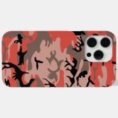 Rode en bruine camouflage, leger, leger Case-Mate iPhone case (Achterkant (horizontaal))