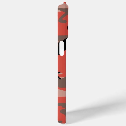 Rode en bruine camouflage, leger, leger Case-Mate iPhone case (Achterkant / Rechts)